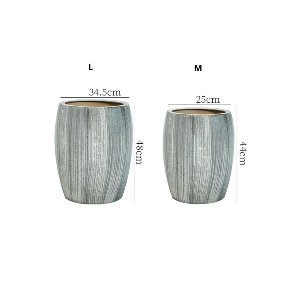 Ceramiczna doniczka z otworem odpływowym