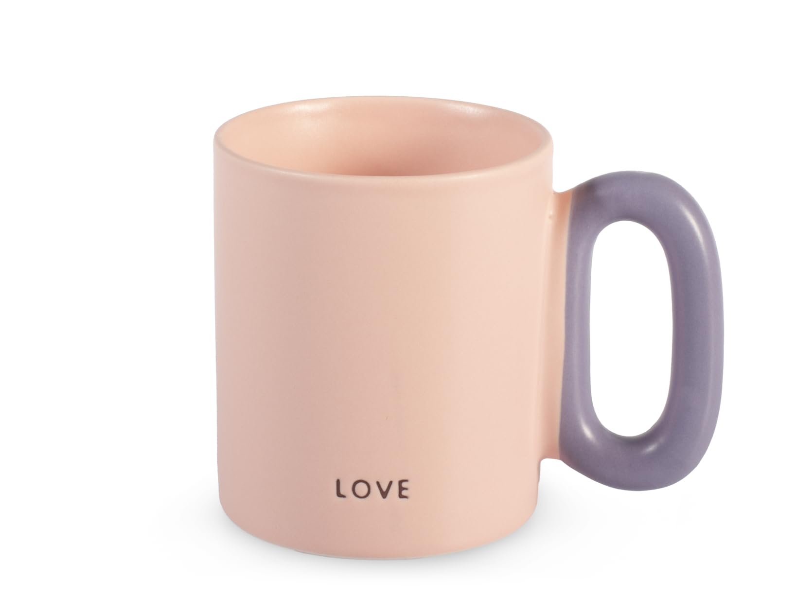 H&H Set 12 Mug Pastel Glow – Tazze New Bone China 360 ml – 12 Colori Pastello con Parole Motivazionali – Lavabili in Lavastoviglie e Uso Microonde – Colori Opachi