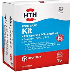 HTH 91022R, Swimming Pool Care Kit, 4 lbs | Opening and Closing Swimming Pool Supplies