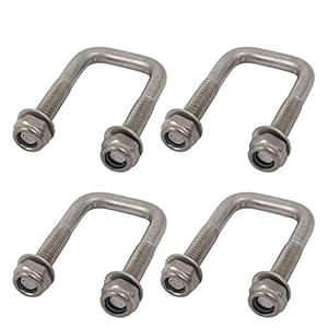 Uxcell Edelstahl U-Bolzen Set 4 Stück