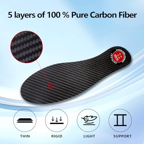 Plantillas de fibra de carbono rígidas para hombre y mujer miniatura 5