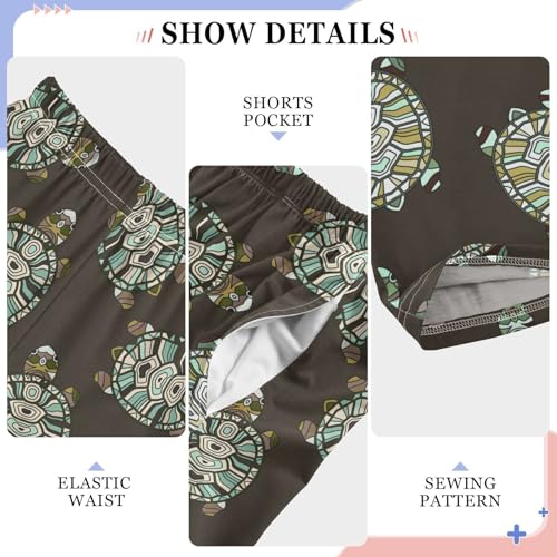 Turtles Boys Long Pants Soft Trousers Elastic Waist Kids Lounge Bottoms with Pockets S-XL4