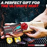 Alpha Grillers Meat Thermometer Digital - Instant Read Food Thermometer for Cooking Grilling Air Fryer Griddle Probe Kitchen Gadgets Essentials BBQ Accessories Grill Gifts for Men Him Dad Birthday