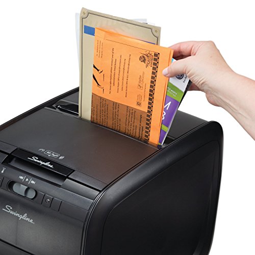 Swingline Gbc Paper Shredder, Stack-And-Shred 60X Auto Feed, Cross-Cut, 60 Sheets, 1 User, Black (1757572) #TOP2