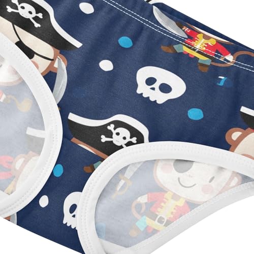 Cute Cartoon Monkeys Blue Toddler Underwear Custom 2t Cotton Little Girl Panties Stylish Kids Undies Briefs4
