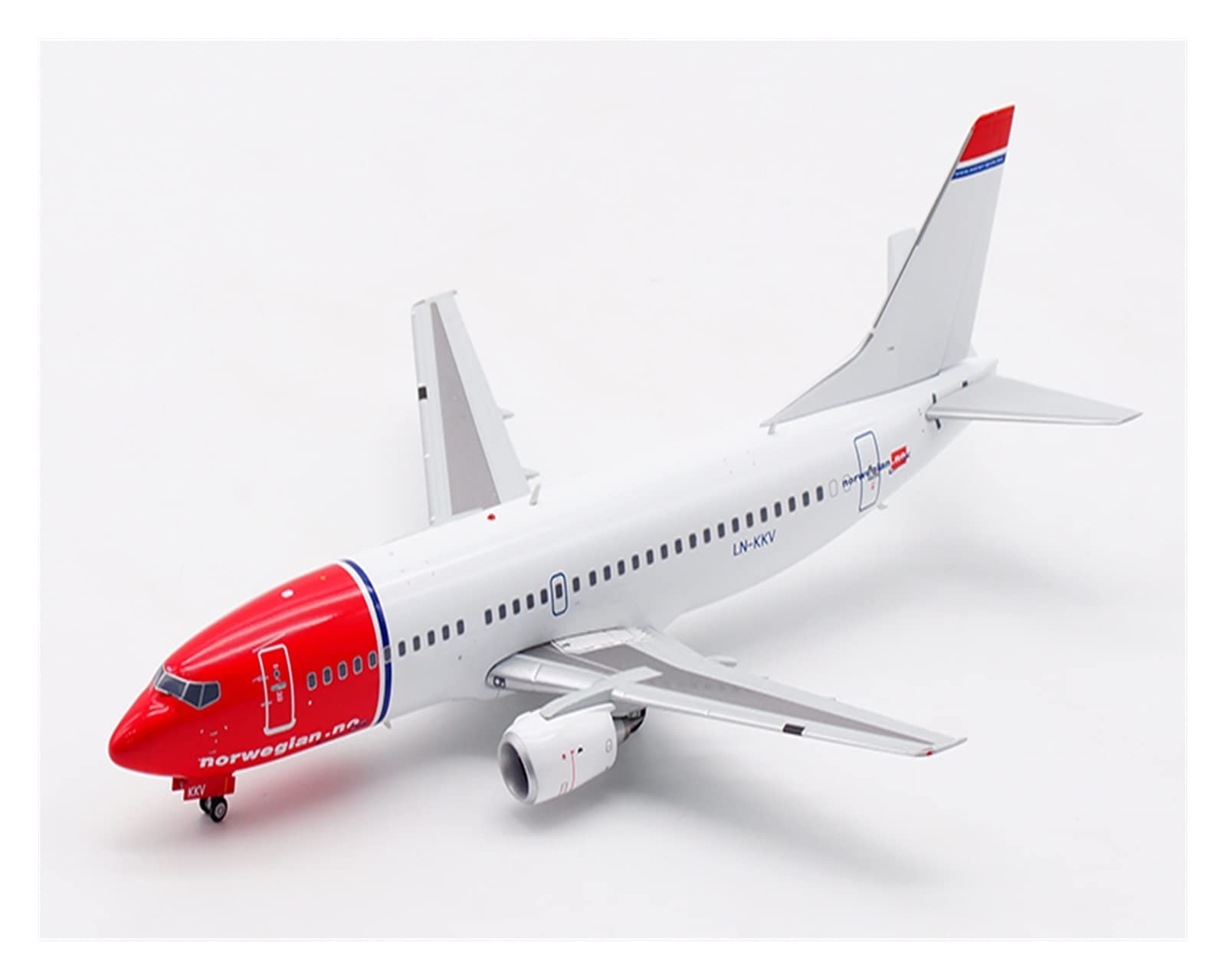 Amazon.co.jp: 1:200 スケール ノルウェー航空 B737-300 LN-KKV 合金航空機モデル : ホビー