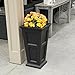Mayne Fairfield 28-Inch Tall Planter – Self-Watering, Weather-Resistant Planter for Flowers – Durable Outdoor Design for Patio, Porch, or Entryway