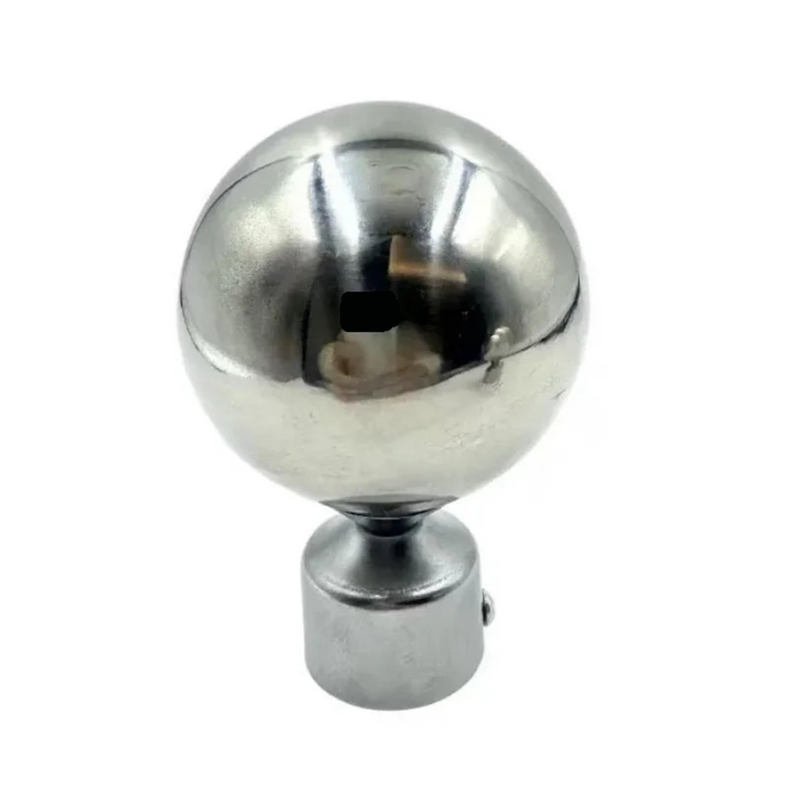 Końcówki karniszy Dekoracyjne, Zakończenia karnisza kulkowego ze stali nierdzewnej 2 szt. 50 mm 63(63.0mm-2.48in)