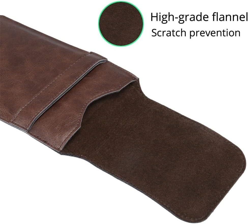 Universal 4.8-6.9inch Slim Anti-Drop Mobile Phone Waist Belt Clip Bags Case Cover with Magnetic Buckle (Color : Black Size : L Code 18 * 10cm) (Brown L Code 18 * 10cm)