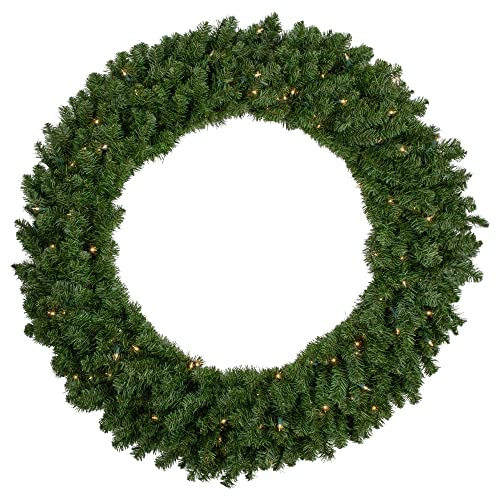Northlight Pre-Lit Canadian Pine Artificial Christmas Wreath - 48