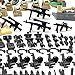 dspitwod Military Weapons Pack Building Block Toys Army Accessories with Sentry Guard Tower Set Compatible with Mini Figure Brick Toy for Boys Age 6-12 Years
