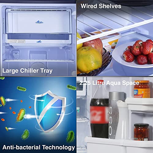 Image of Godrej 185 L 2 Star Direct Cool Single Door Refrigerator (RD Edge 200B 23 WRF JT ST, Jet Steel, Large Vegetable Tray, 2022 Model)