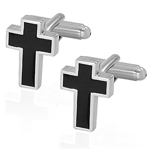 Cuff Links Mens, Cufflinks for Men, Black Cufflinks for Men, Silver Men’s Cuff links, Wedding Cufflink Shirts for Men, Mens Cufflink Dress Shirts Jewelry Accessories for Men Women Boys Dad Father