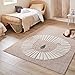 Tapis Enfant Arc-en-Ciel, Bambi, Lion, Cerf-Volant, Marelle, Cerf, Lapin (80x150 cm, Lion Beige)