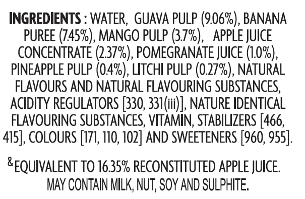 Image of B Natural Mixed Fruit No Added Sugar, 750ml