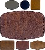 【Note】The product is made of artificial leather and has low-temperature hot melt adhesive on the back. It needs to be used with a heat press machine or iron. The recommended temperature is 270 degrees Fahrenheit. The sewing thread is for decoration a...