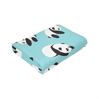 Amazon｜毛布 シングル ブランケット かわいい パンダ柄 ウール
