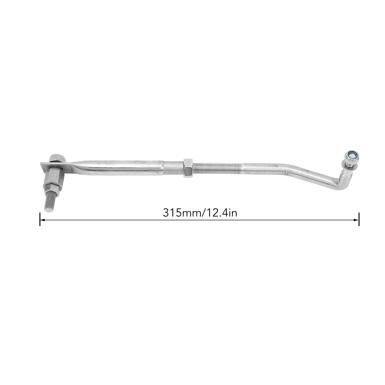 Außenbordmotor-Lenkstange 265–315 mm, Außenborder-Lenker Verstellbar Edelstahl Universal-Außenborder-Lenkarm Spurstange für 15 PS Bis 200 PS Außenbordmotoren