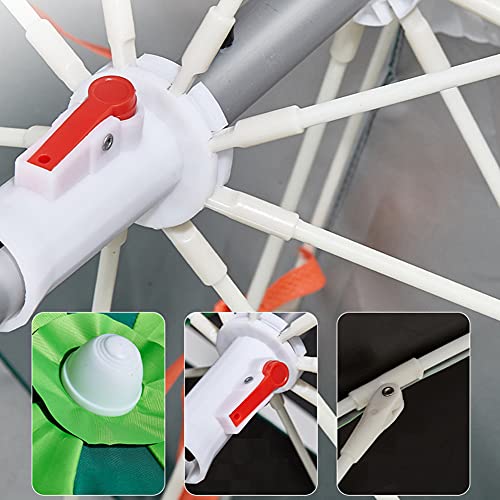 Parasol extérieur inclinable CLSDRZC tente de pêche imperméable avec ancrage - 5