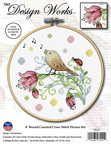 Image of Counted Cross Stitch Bird