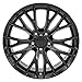 OE Wheels CV22B 19 Inch Rim Fits Corvette C7 Z06 Style 5x120.65 19x10 Satin Black - Hollander 5734 (1)
