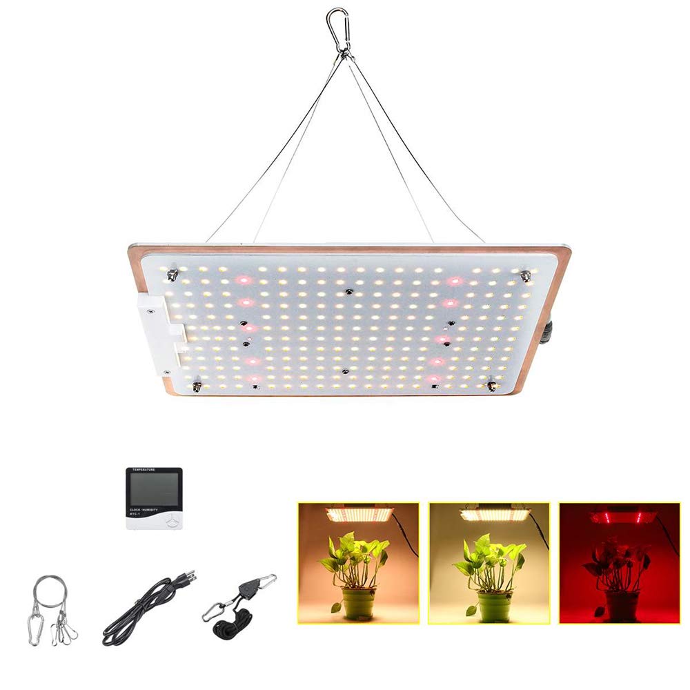 Lámpara de Planta LED regulables de 2000W, 228 LED Ultrafino IP65 Impermeable Espectro completo Lámparas de cultivo de plantas de placa cuántica para carpa de invernadero interior