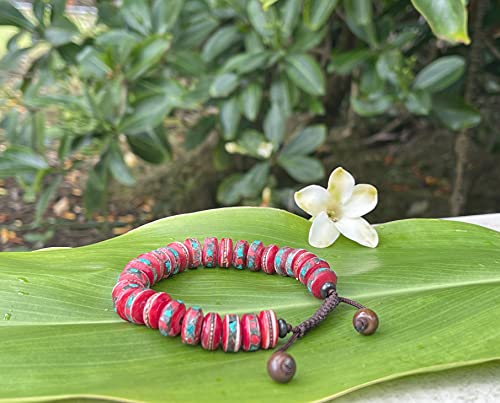 Tibetan Mala Embedded Medicine Wrist Mala for Meditation Handmade Draw String Silk Pouch3