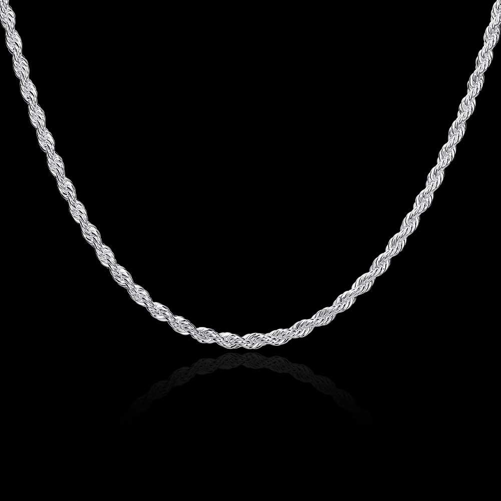 Amazon.com: Goldenchen Fashion 925 Jewelry Classic 4mm Distort