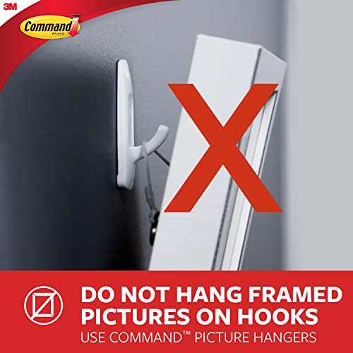 Command Oval Hooks, Indoor Use, 6 Hooks, 10 Strips, Decorate Damage-Free (17092CLR-6ES) - image 6
