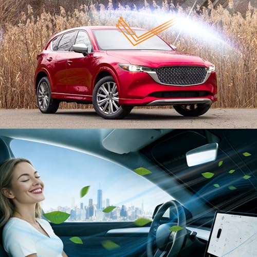 Image of Windshield Sun Shade for 2017-2026 Mazda CX5 CX-5