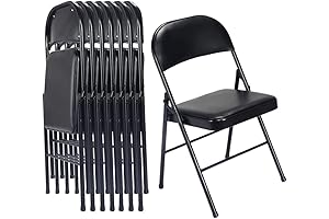 Simpli-Magic 6 Pack Padded Folding Chairs