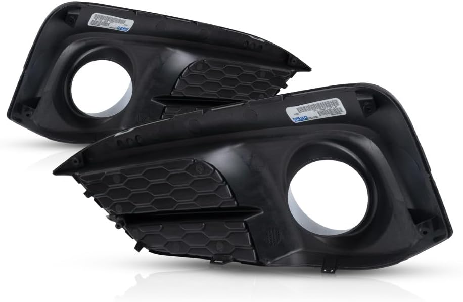 For Honda Civic Fog Light Cover 2016 2017 2018 Driver and Passenger Side Pair | Sedan | Primed | For HO1038129, HO1039129 | 71108-TBA-A10, 71103-TBA-A10