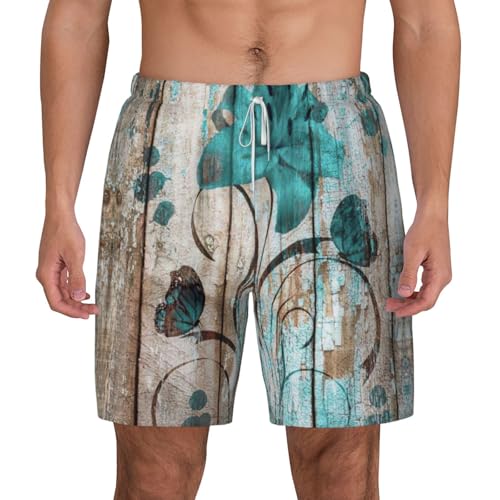 Short de bain séchage rapide homme bleu sarcelle respirant