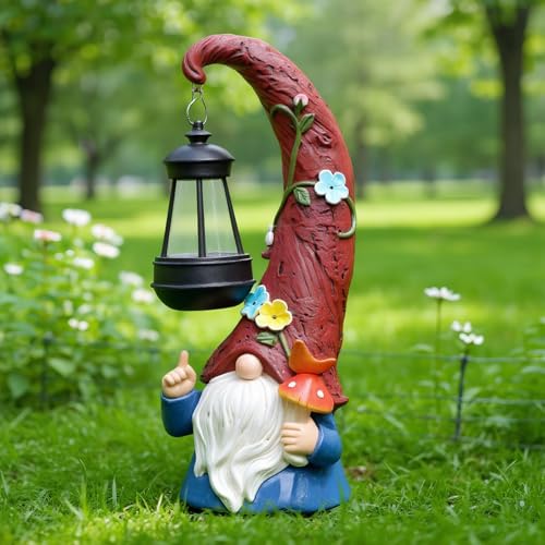 Statue de jardin en résine de haute qualité avec LED intégrée - 4