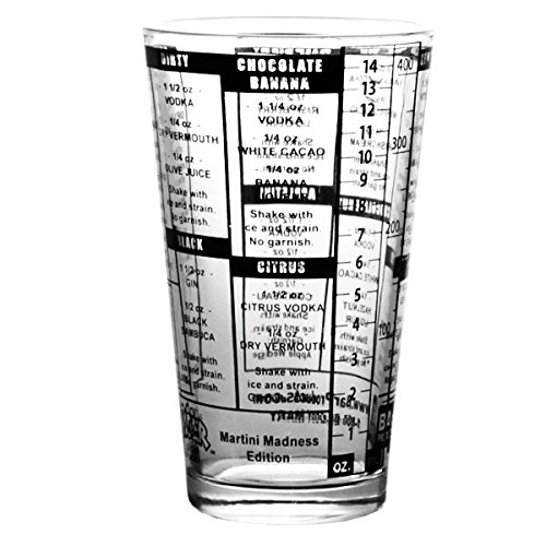 BARCONIC Martini Recipes Measured Mixing Glass