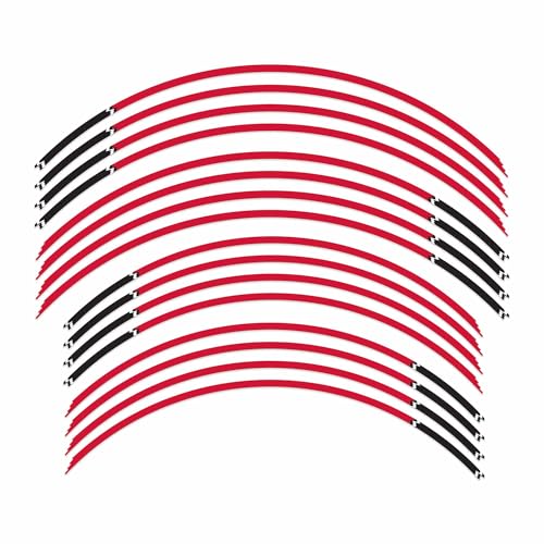 labelbike - Stickers Stripes Motorcycle Rims Wheels Kit Protections Scooter Compatible with Honda X-ADV 750 XADV