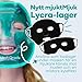 Medi Grade Cooling Ice Face Mask and Cooling Eye Mask for Puffy Eyes & Migraine Relief - Self Care Face Ice Pack with ChillGel Face Ice Mask Technology - Cooling Face Mask, Eye Pads and Bag