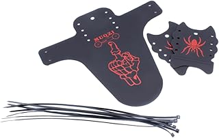 CLISPEED Guarda-Lamas Dianteiros Vermelhos Traseiros Guarda-Lamas De Bicicleta Para Mountain Bike Downhill Guarda-Lamas Pára-Lamas De Bicicleta