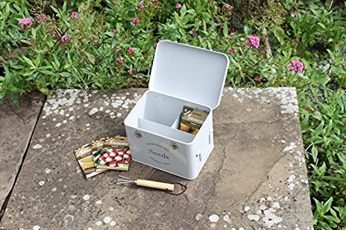 Gardening-Naturally-Seed-Box-Seed-Packet-Storage-Tin-Store-Seed-Packets-French-Grey