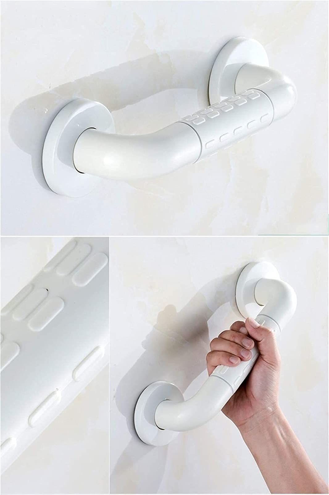 Maniglione di sicurezza per vasca da bagno, corrimano a parete, maniglie antiscivolo, supporto per anziani e disabili, binari di sicurezza completi per una maggiore stabilità