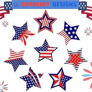 Patrioticlabelstaramericanflagstickers500pcs15inch4thofjulymemorialday Urban Country Home Decor Patriotic label star american flag stickers 500 pcs 15 inch 4th of july memorial day urban country home decor