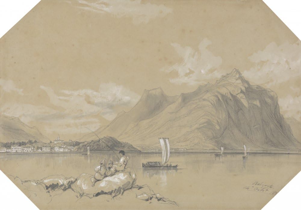 Tableau de qualité musée Octobre de Balgrate Edward Lear art mural vintage 60x90cm - 5