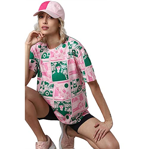 Image of ONLY Women Printed Cotton T-Shirt