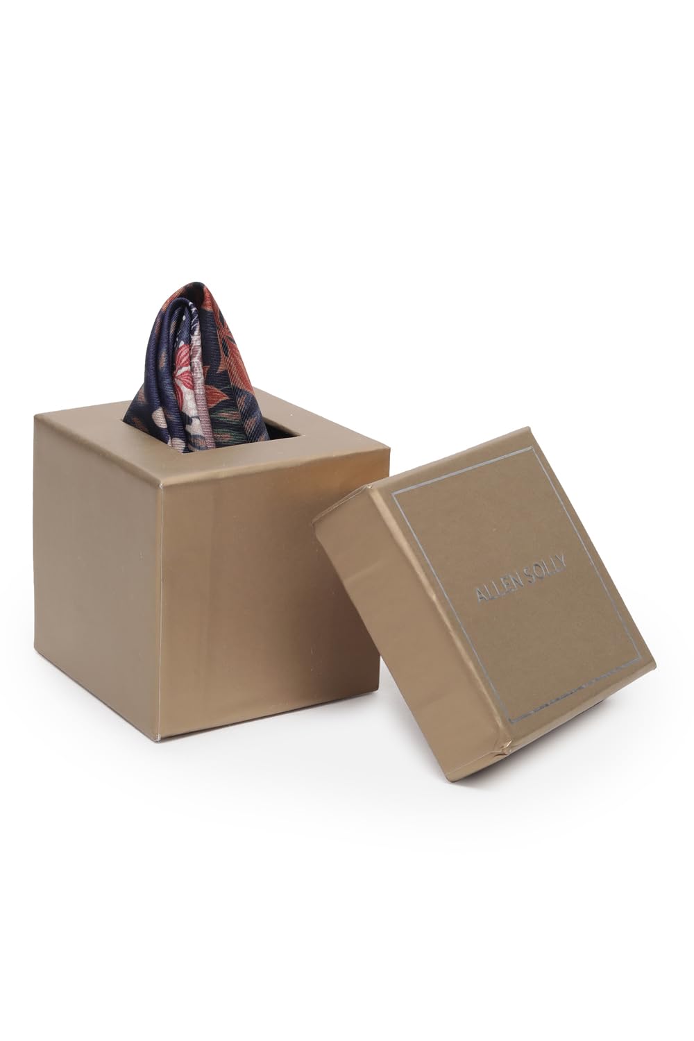 allen solly Men Navy Party Pocket Square-picture-34