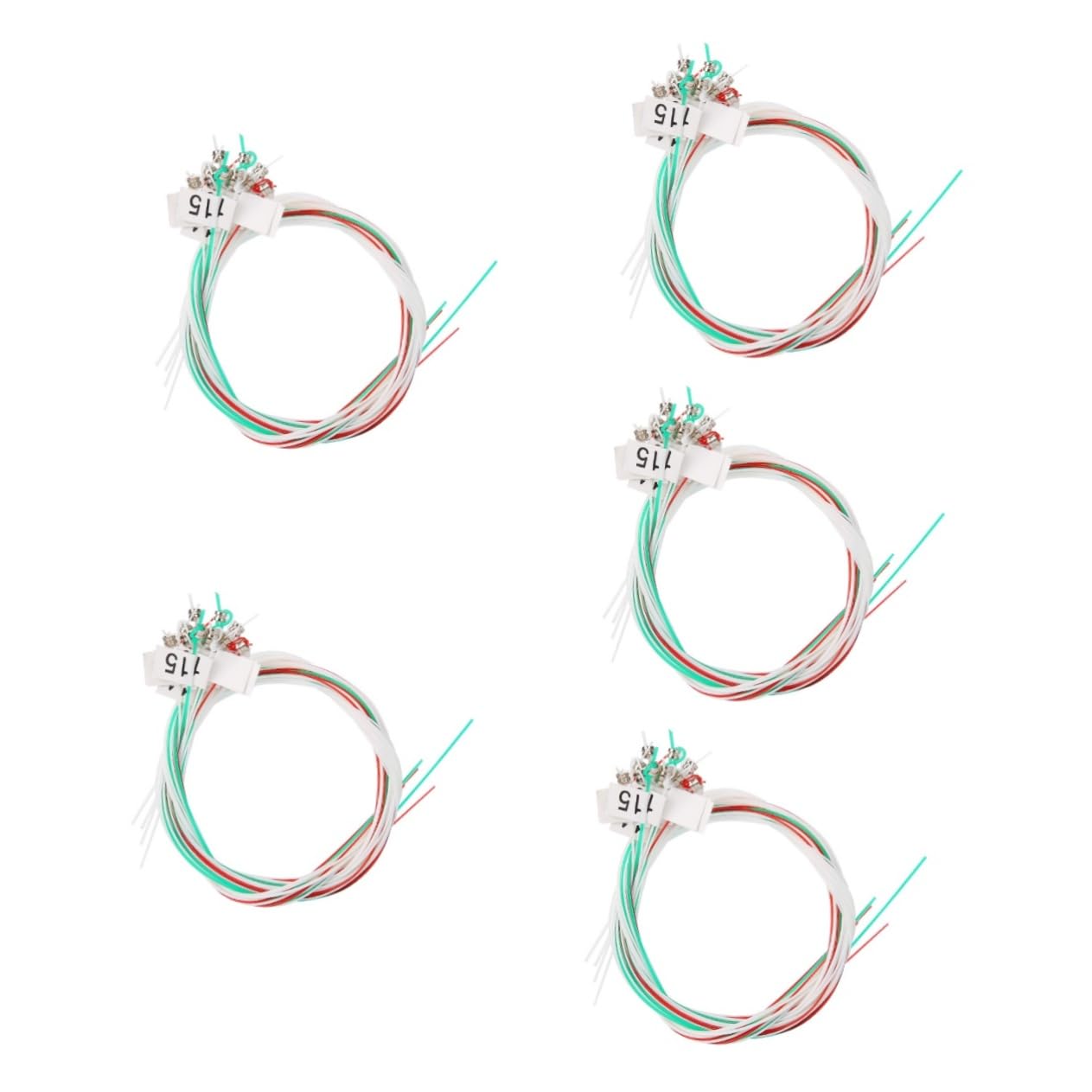 ibasenice 5 Sets Lyra Harp String Parts Nylon Strings Kit Für Ersatz Und Benutzerfreundlich Für Instrumente