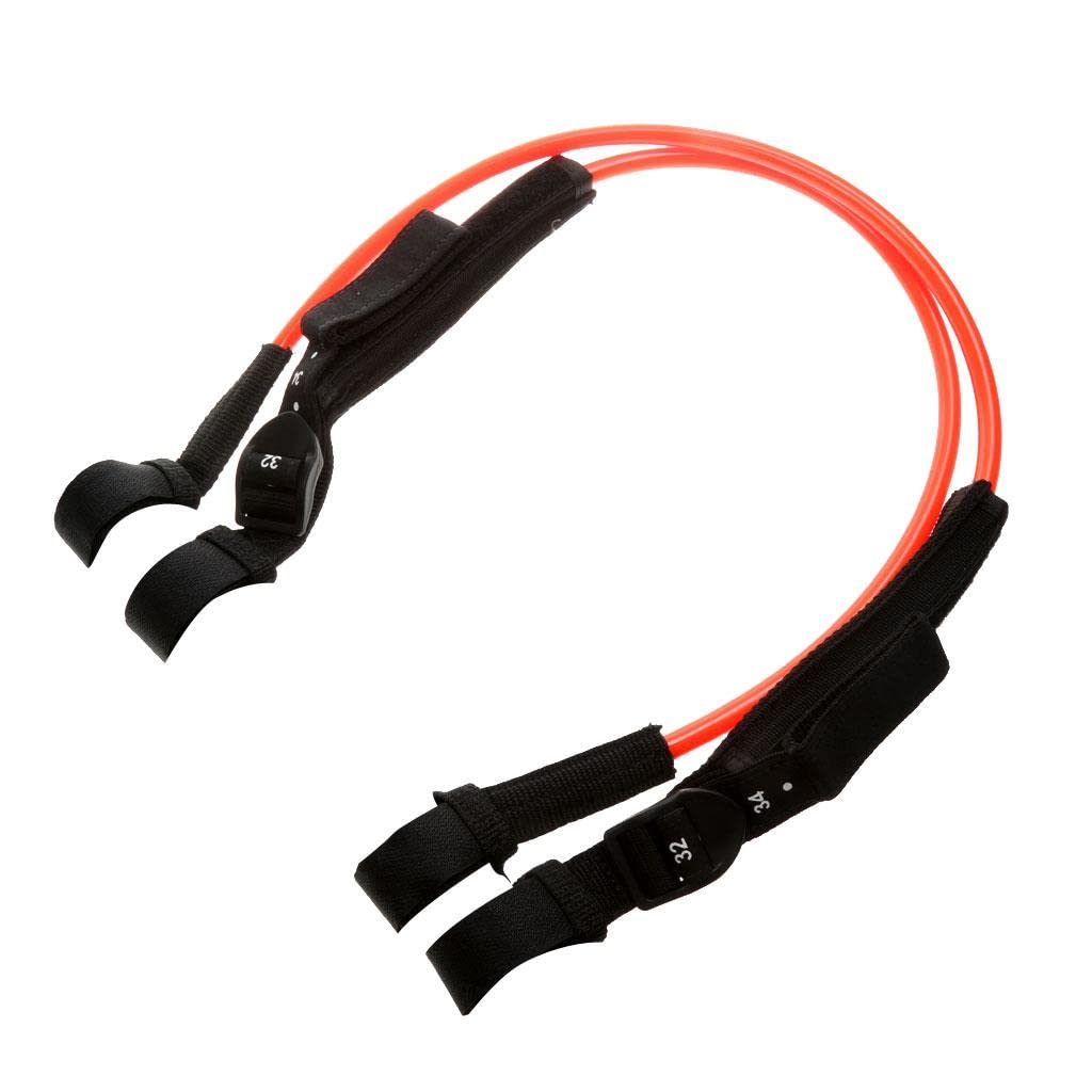 perfk 2 x Windsurf Harness Lines Corda per Surf, Arancione, 28-34 Pollici