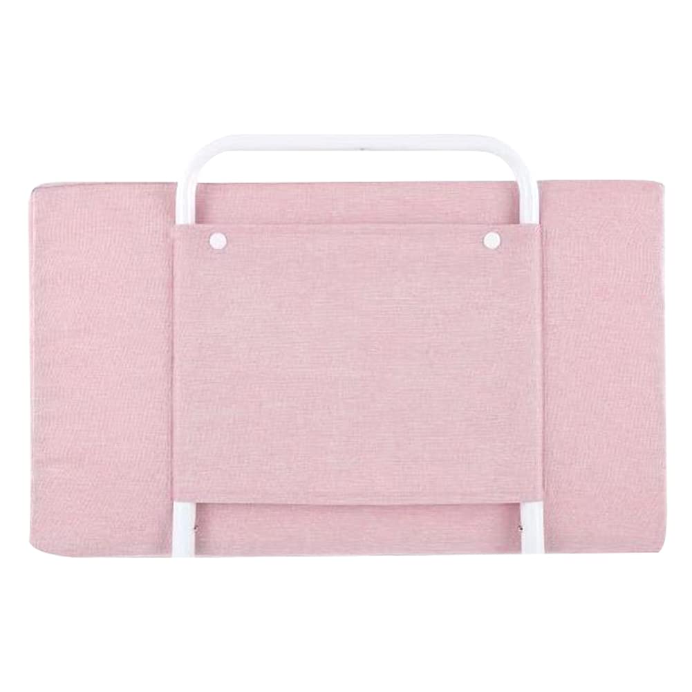 Riel De Cama De Seguridad Portátil, Riel Lateral De Protección De Altura Ajustable, Rieles De Parachoques De Seguridad Y Niños - Valla De Barandilla De Cama Anticaída(Size:60cm,Color:Rosa)
