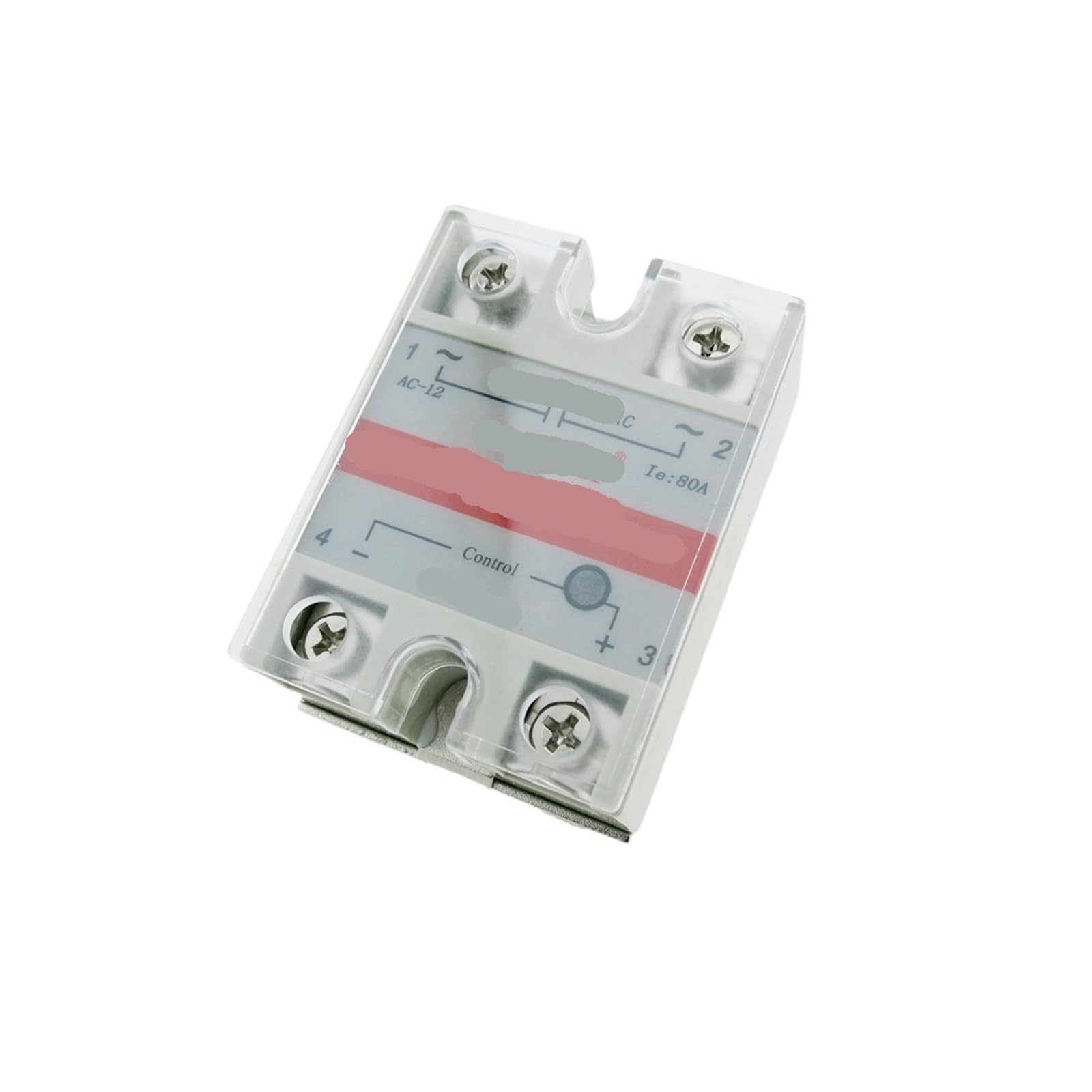 Relais à semi-conducteurs SSR-80DA monophasé AC-DC pour chauffage