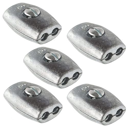 Kerbl 441561/056 Seil- und Litzenverbinder für Litze bis Ø 2.5mm, 5 Stück