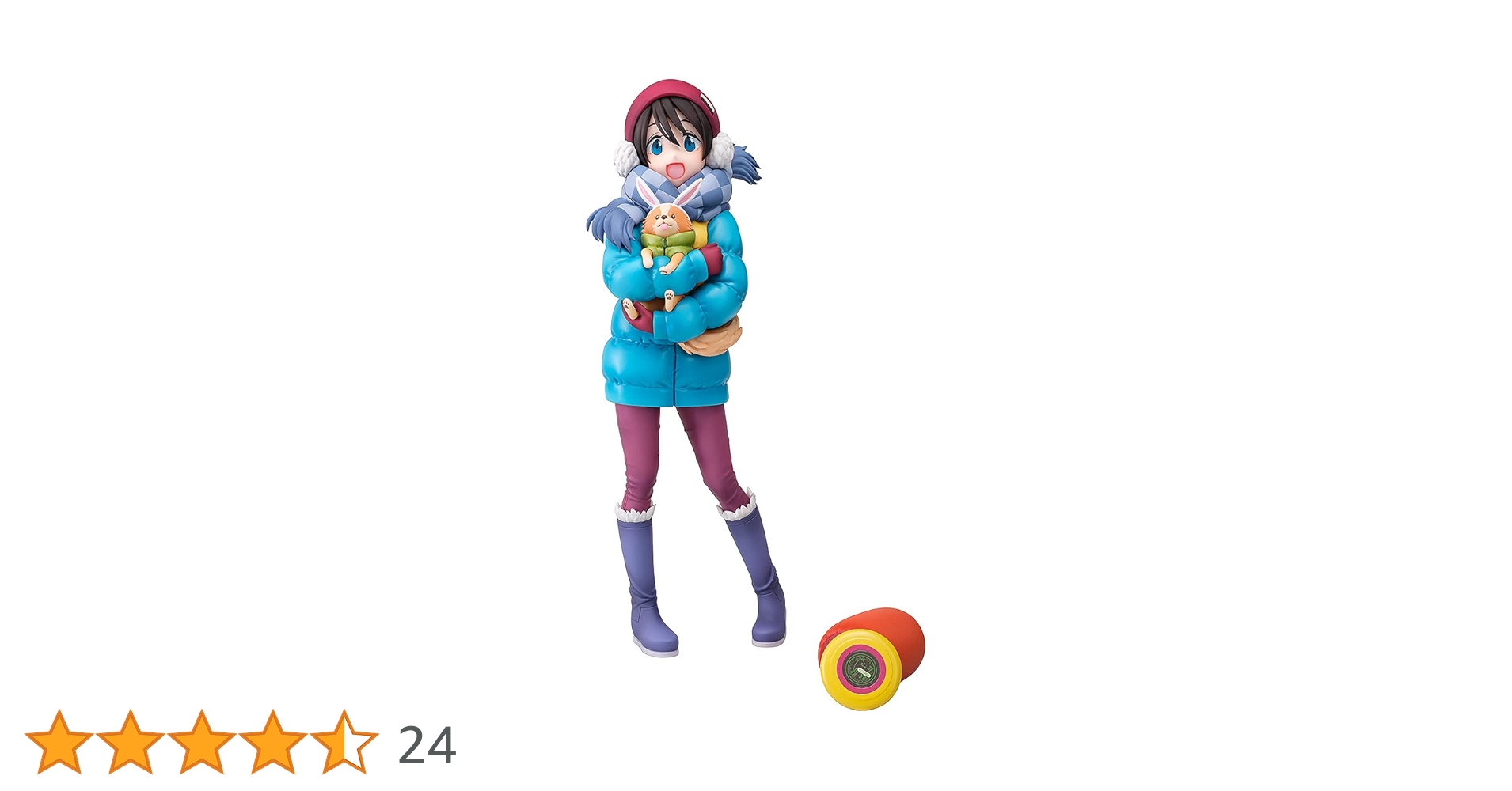 【今日まで大幅値下げ】ゆるキャン斉藤恵那　ちくわWING1/7スケールフィギュア 中古】(本体B+/箱B)ゆるキャン△ 斉藤恵那＆ちくわ 1/7 完成品